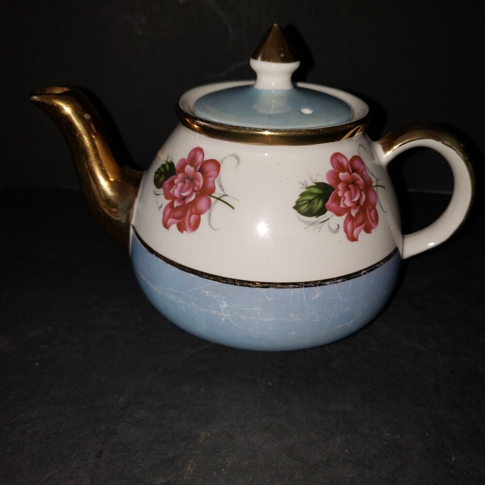 Vintage 1950's Gibsons Staffordshire Lusterware Teapot Very Good Condition